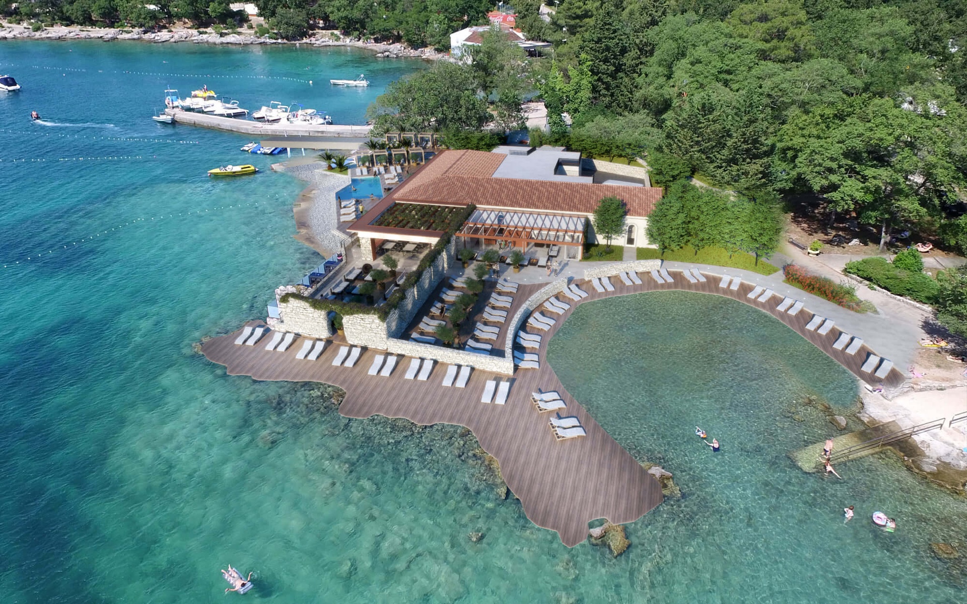 Rekonstrukcija restorana Plava Terasa, Njivice - 2020